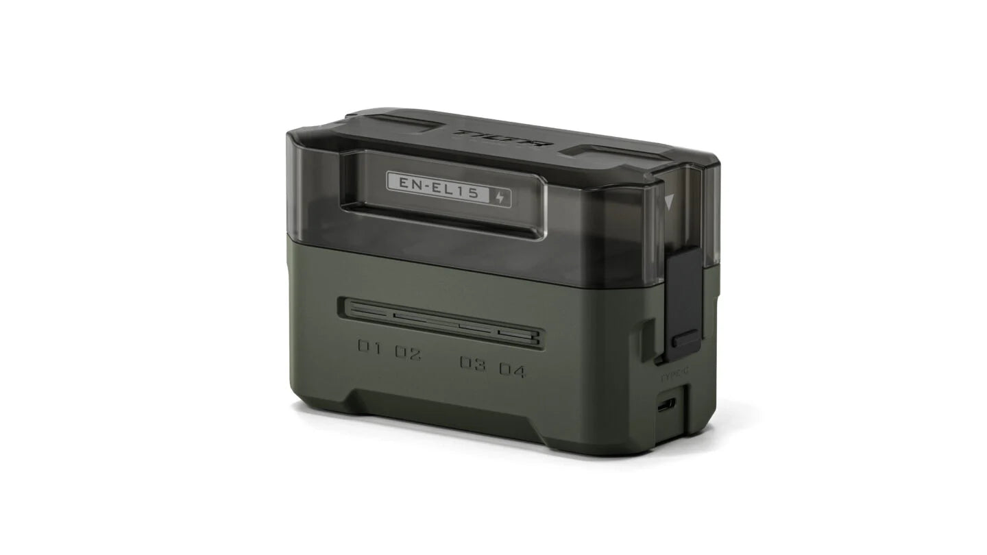 Tilta Portable Charging Station for EN-EL15C (4 Channel) – Green