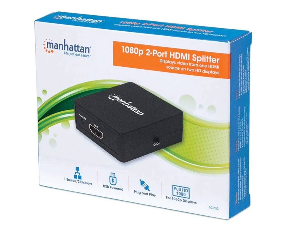 1080p 2-Port HDMI Splitter