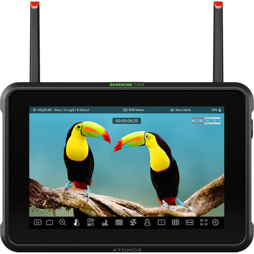 Atomos Shinobi 7 RX HDMI/SDI HDR On-Camera Monitor/Wireless Receiver (ATOMSHBRX1)