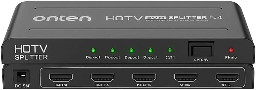 ONTEN CS144S HDMI SPLITTER 4K 1 Input 4 Outputs