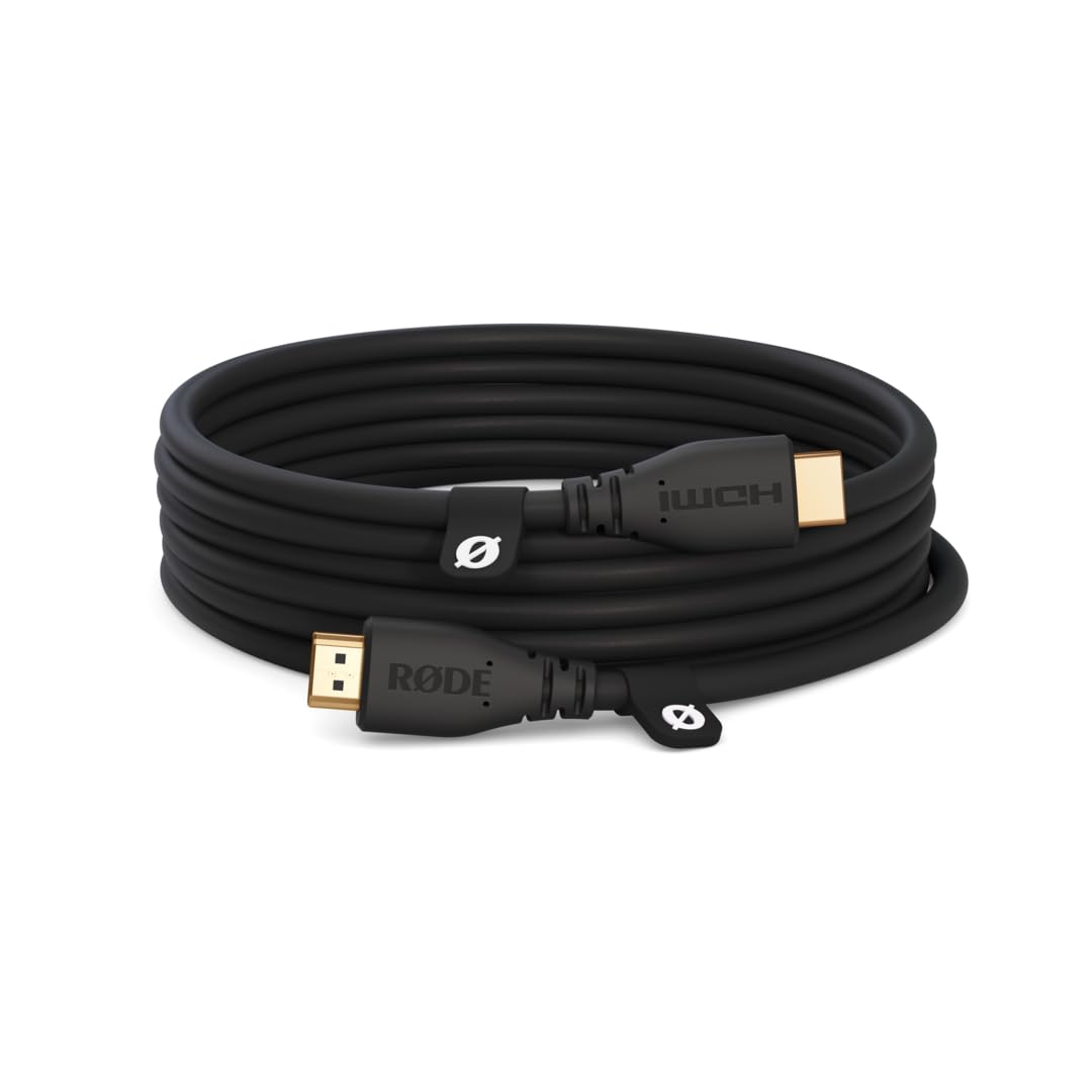 RØDE HDMI-3 Premium High Speed HDMI Cable with Ethernet (3m/10ft, Black)