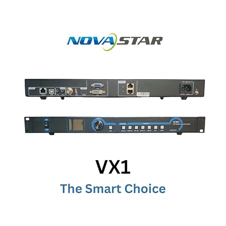 Nova Star VX1 Processor (LED Display Video Controller, HDMI, DVI, VGA, Black, AV_SIGNAL_SWITCH, LED Display Video Processor)