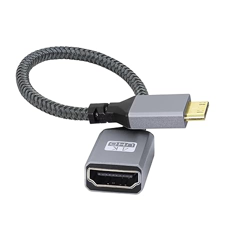 Mini HDMI Male to HDMI Female convter