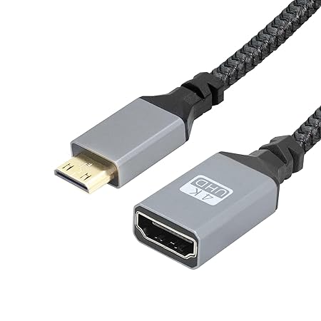 Mini HDMI Male to HDMI Female convter
