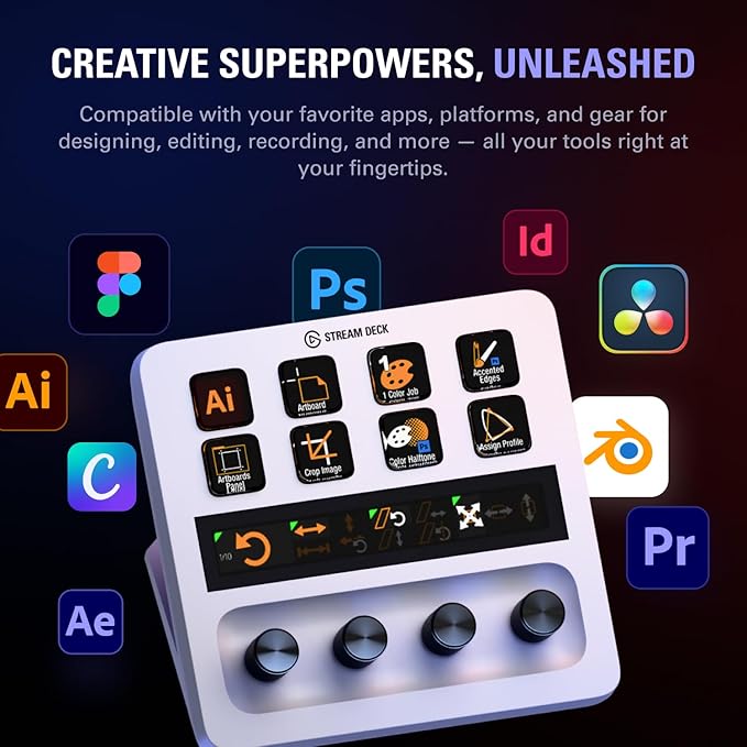 Elgato Stream Deck + White - Studio Controller