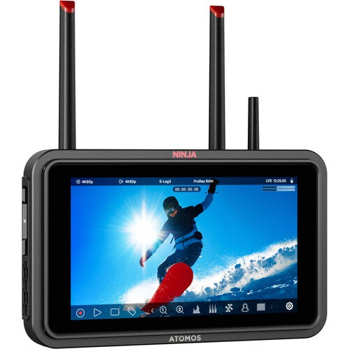 Atomos Ninja TX 5.2-inch 4K HDMI/12G-SDI On-Camera Monitor Recorder with Wi-Fi(ATOMNJTX01)