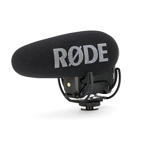Rode USB Videomic Pro+ Compact Directional On-Camera Shotgun Condenser Microphone