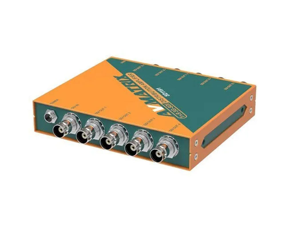 AVMATRIX 1×9 3G-SDI Reclocking Distribution Amplifier