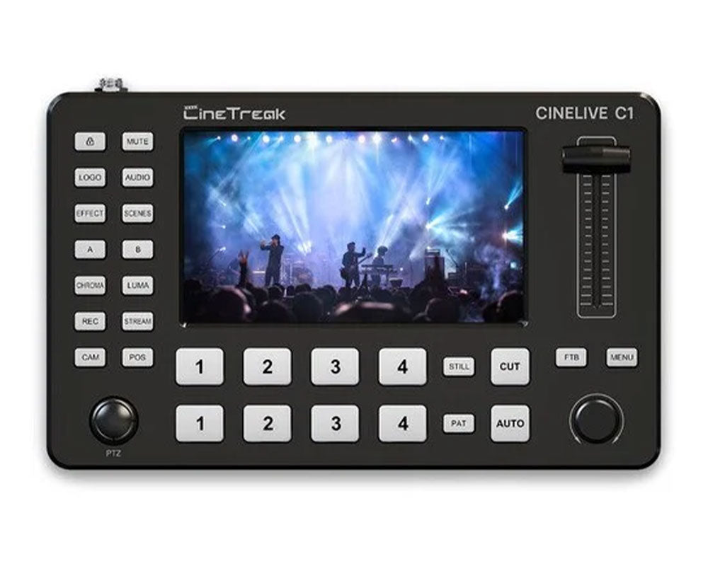 Cinetreak Cinelive Cl-C1 Compact 4-Channel Hdmi Streaming Video Switcher With 5″ Display