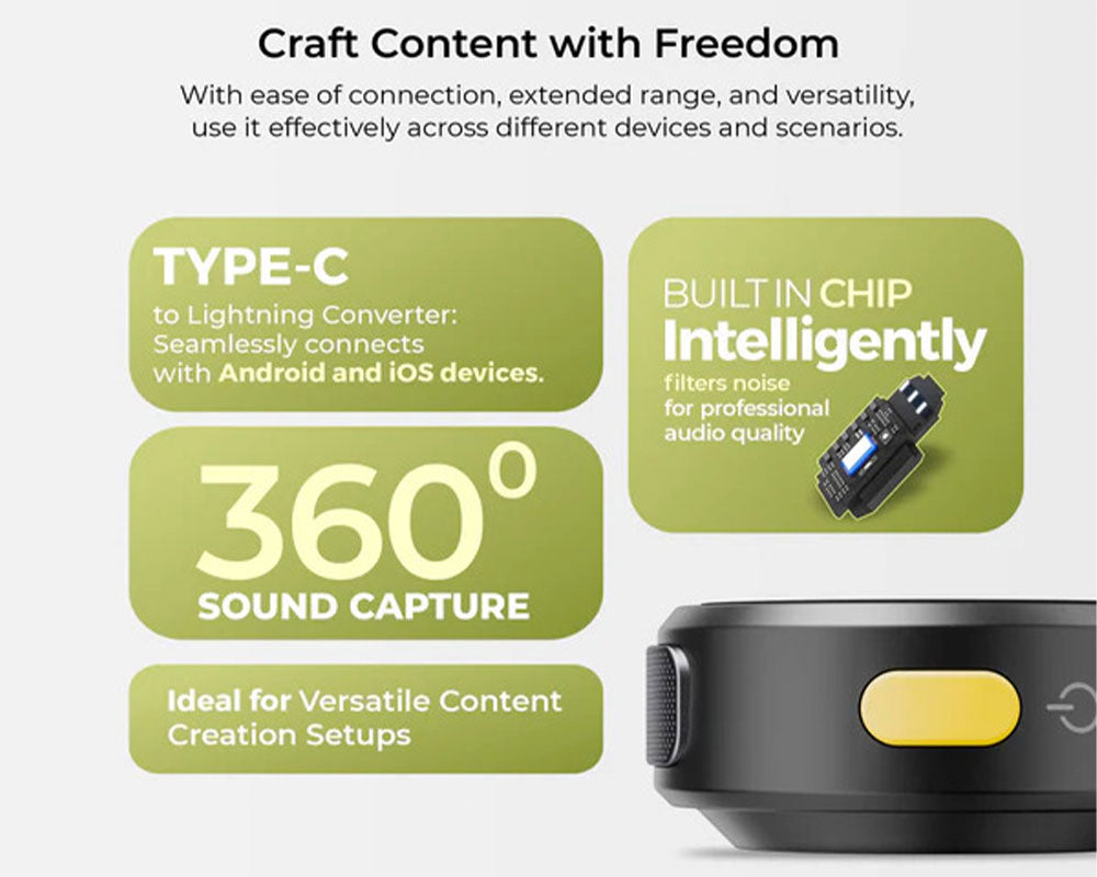 DIGITEK (DWM-115) 2-in-1 Wireless Microphone, 2.4GHz