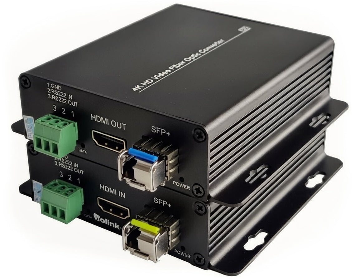 HDMI TO FIBER CONVERTER 4K 12G 10KM(LC PIN)