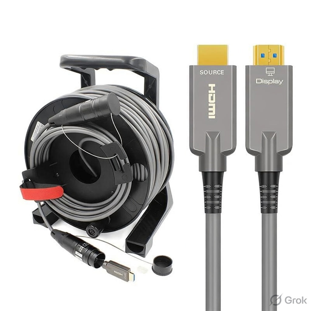 HDMI FIBER CABLE 30M (WITH REEL)