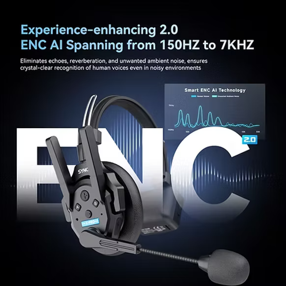 SYNCO Xtalk XPro5 Full Duplex Wireless Intercom Headset System