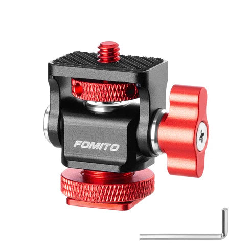Fomito- Z3 Camera Monitor Holder Mount Arm Hot Shoe Adapter for Field Monitor, Smartphone, LED Video Light, Microphone