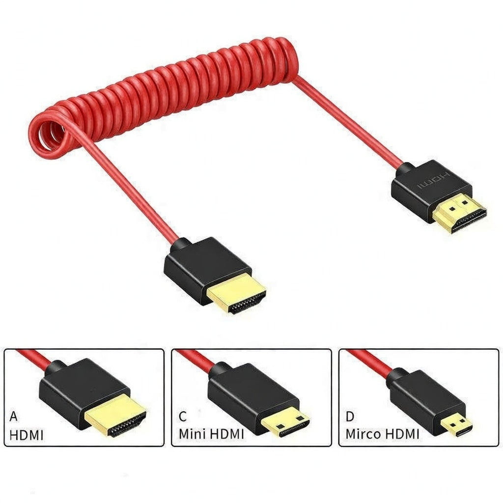 1.2M MINI TO HDMI CABLE SPRING